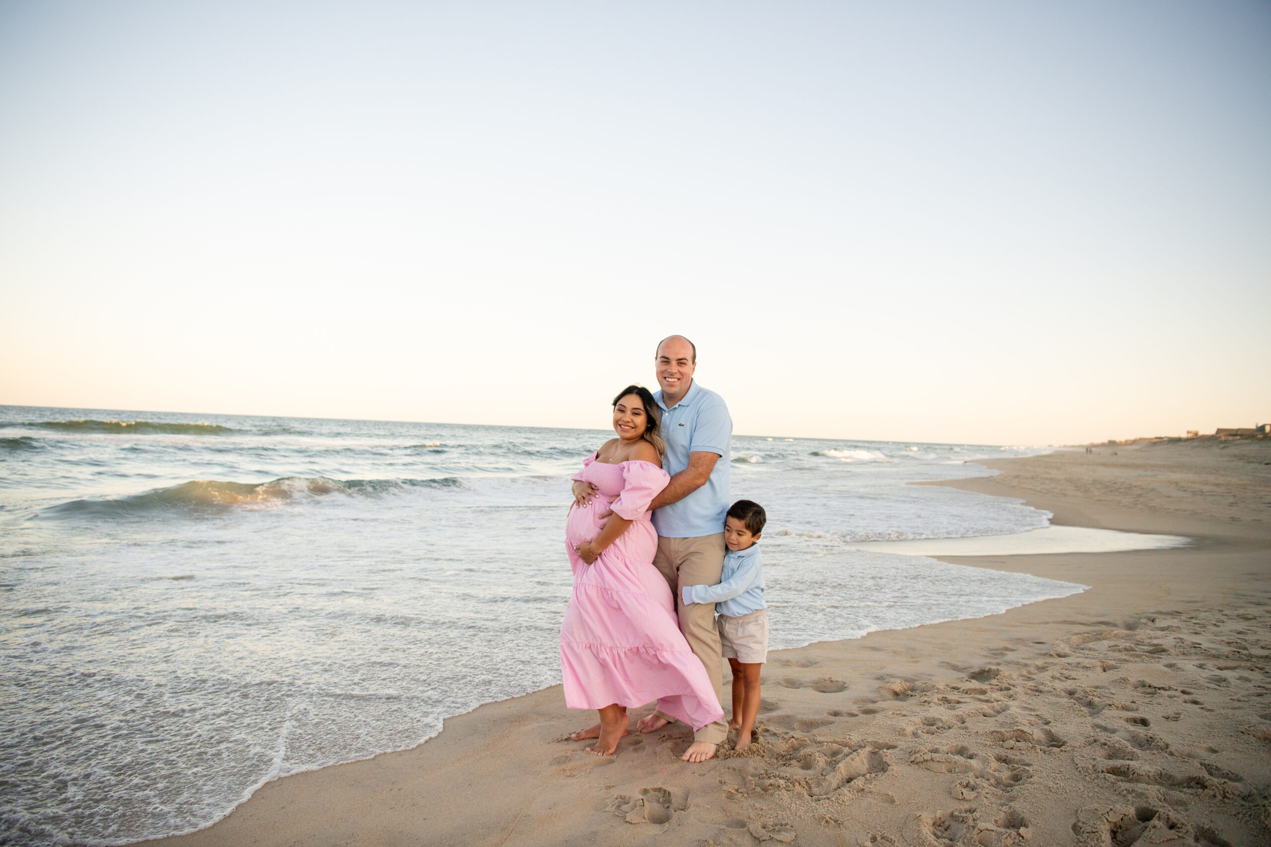 Maternity Session with family at Nags Head, NC